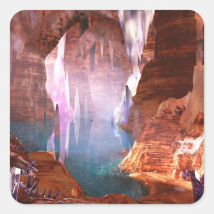Glittering Caves Stickers