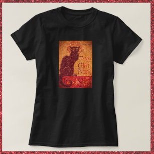 Glittering Chat Noir Art T-Shirt