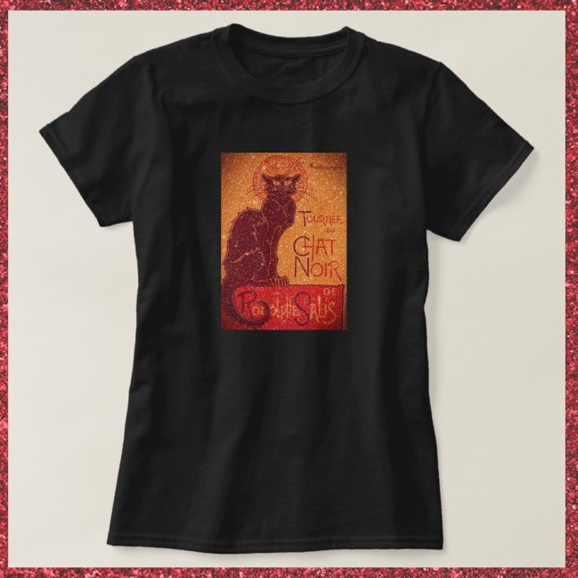 Glittering Chat Noir Art T-Shirt (Creator Uploaded)