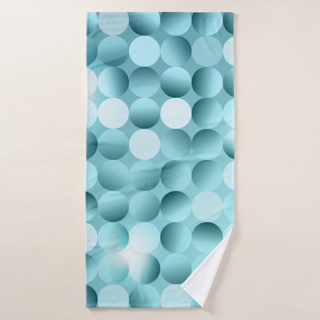 Glittering confetti green celebration backgroundab bath towel (Bath Towel)