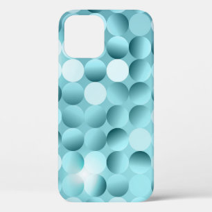 Glittering confetti green celebration backgroundab iPhone 12 case