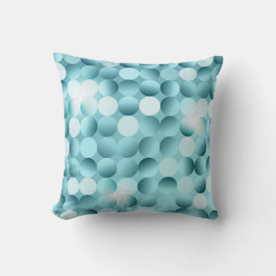 Glittering confetti green celebration backgroundab cushion