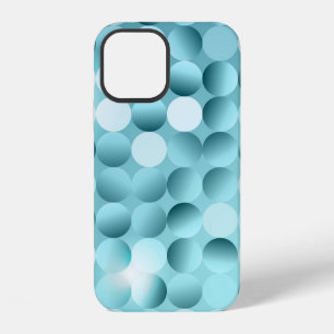 Glittering confetti green celebration backgroundab iPhone 12 case