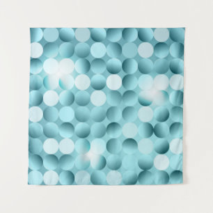 Glittering confetti green celebration backgroundab tapestry