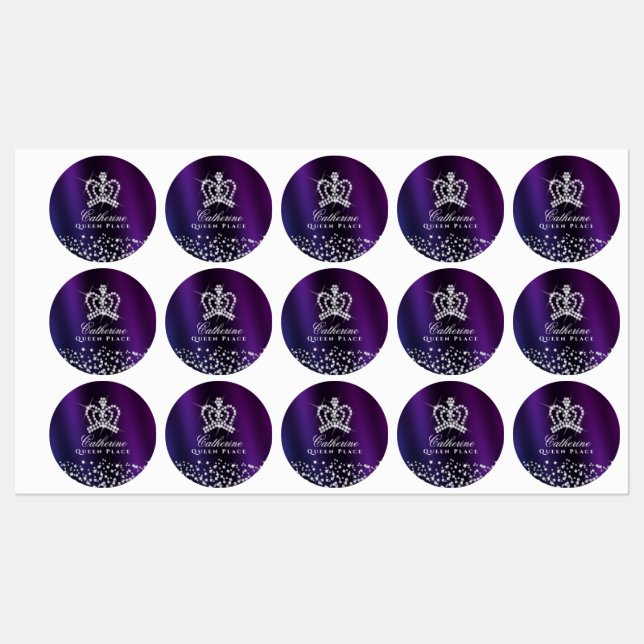 Glittering Crown Purple Blue (Sheet)
