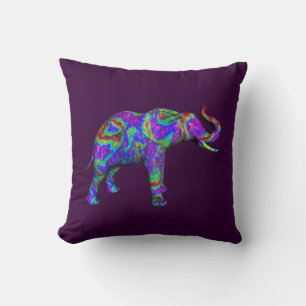 Glittering Elephant Cushion