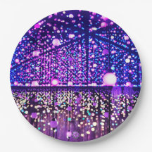 Glittering Lights 9" Paper Plate