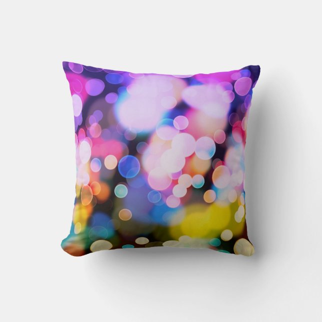 Glittering lights: vintage ambiance. cushion (Front)
