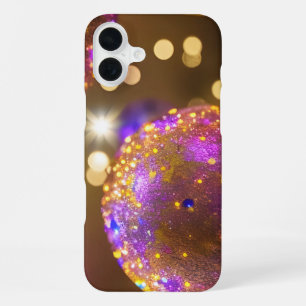 Glittering Orbs - A Dazzling Display iPhone 16 Plus Case