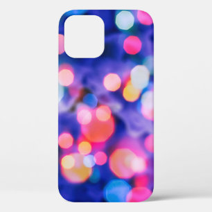 glittering shine bulbs lights background:blur of C iPhone 12 Case