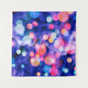 glittering shine bulbs lights background:blur of C Tapestry