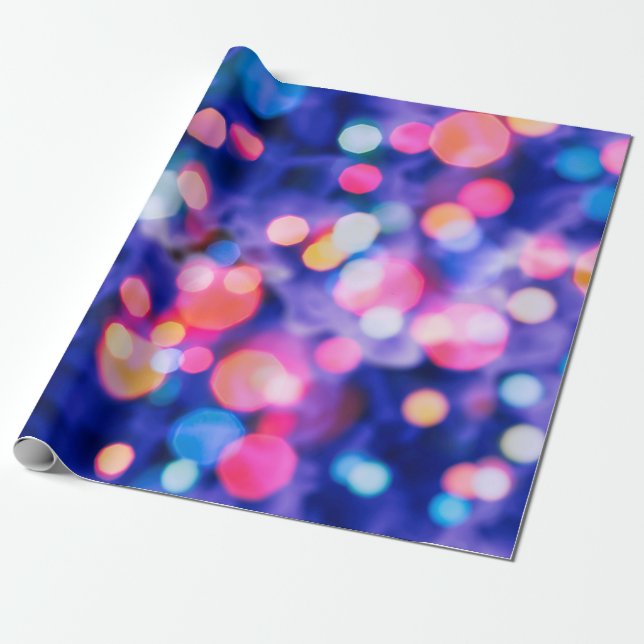 glittering shine bulbs lights background:blur of C Wrapping Paper (Unrolled)
