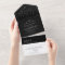 Glittering Silver Black and White Modern Wedding 
