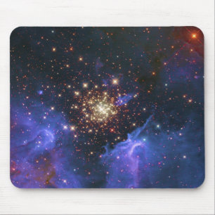 Glittering Star Cluster and Interstellar Gas Cloud Mouse Pad