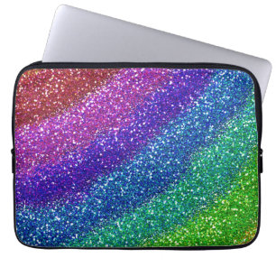 Glitters Rainbow Laptop Sleeve