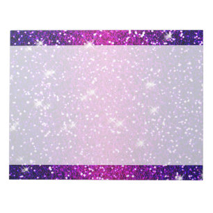 Glitters Sparkles Purple Pink Texture Notepad