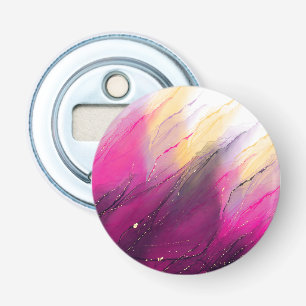 Glittery Alcohol Ink Tumbler Design Bottle Opener