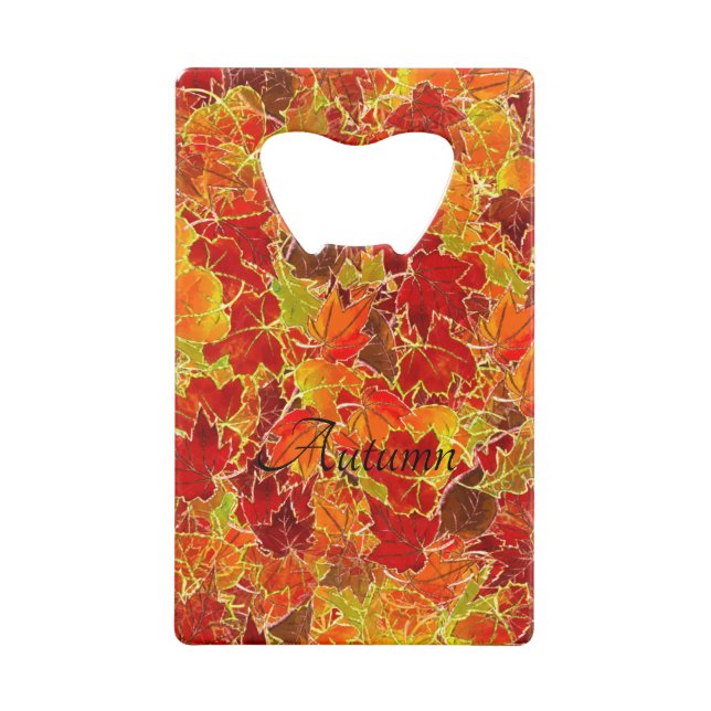 Glittery Autumn/Fall leaves (Back)