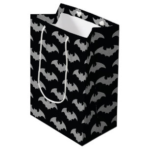 Glittery Bat Halloween Medium Gift Bag