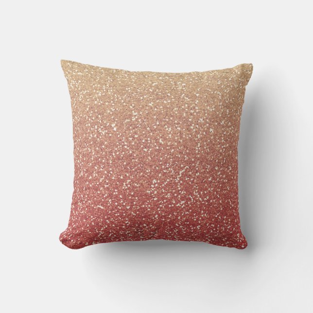 Glittery Gold Melon Cushion (Front)