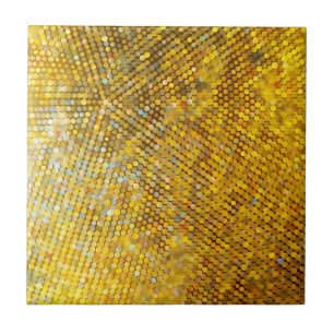 Glittery Gold Mosaic Tile