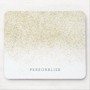 Glittery Gold Mouse Pad