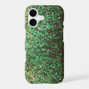 Glittery Green Abstract Art Patterns Sparkly Cute