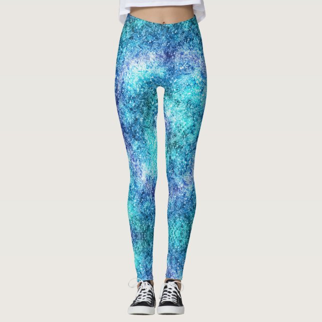 Glittery Multi Coloured Leggings (Front)