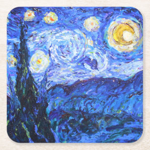Glittery Night Coaster