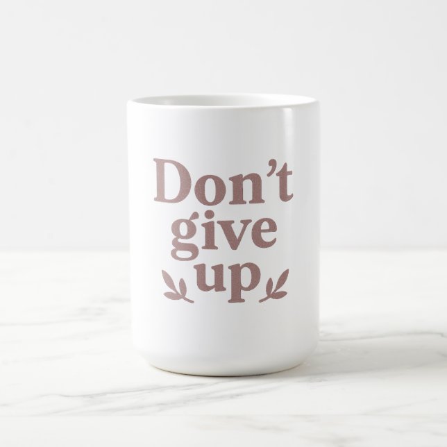 Glittery Perseverance   T-Shirt Coffee Mug (Center)