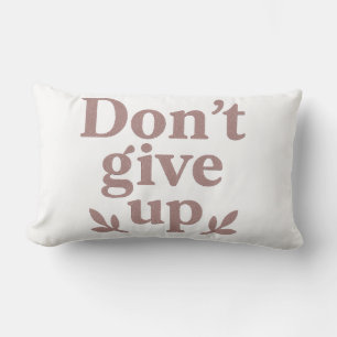 Glittery Perseverance   T-Shirt Lumbar Cushion