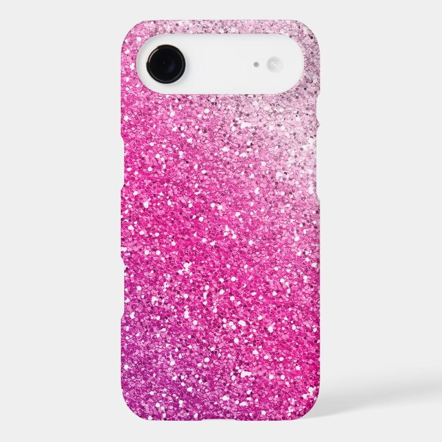 Glittery Pink Ombre Case-Mate iPhone Case (Back)