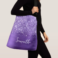 Glittery Purple Amethyst Glam Name