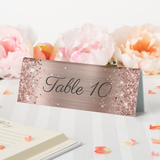 Glittery Rose Gold Foil Wedding (In SItu (Wedding))