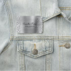 Glittery Silver Foil