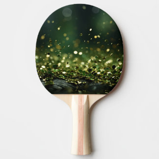 ☘️ Glittery St. Patrick’s Day Bokeh Ping Pong Paddle