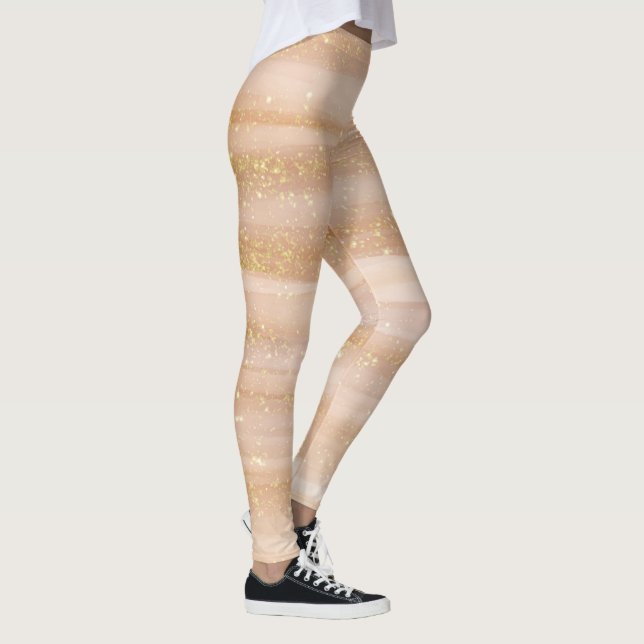 Glittery Stripes  Leggings (Right)