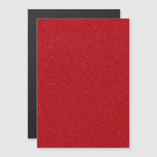 Glittery Tomato Red Magnetic Card – Customisable