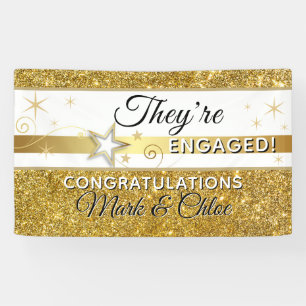 Glitz!! Congratulations Engagement Banner
