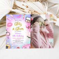 Glitz Glam Glamour Spa Party Makeup Birthday Photo
