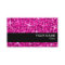 Glitz Pink Black stripe business card template