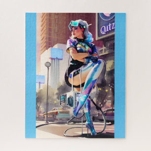 Glitz, Qitz and Glamour Ken Gage Art Jigsaw Puzzle