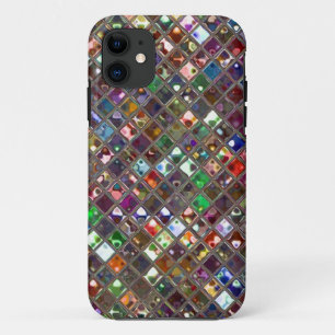 Glitz Tiles Multicoloured print iPhone case