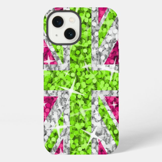 Glitz UK Lime  iPhone case (Back)