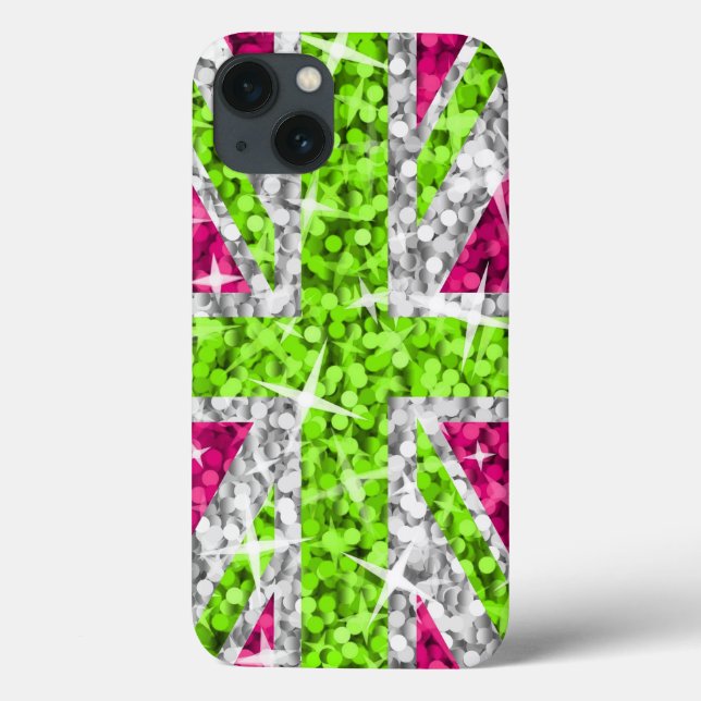 Glitz UK Lime  iPhone case (Back)