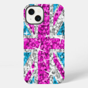 Glitz UK Pink printed iPhone case