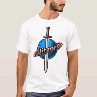 Glitzor9 Crest: Sword & Rings Logo T-Shirt