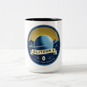 Glitzor-9 Ringed World Emblem – Collector Mug
