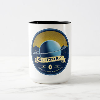 Glitzor-9 Ringed World Emblem – Collector Mug