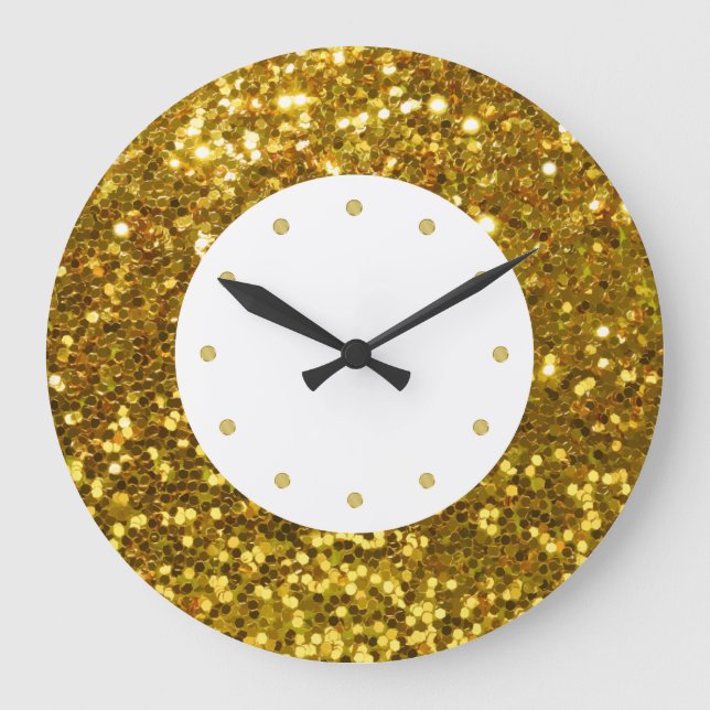 Glitzy Bling Wall Decor Clocks (Front)